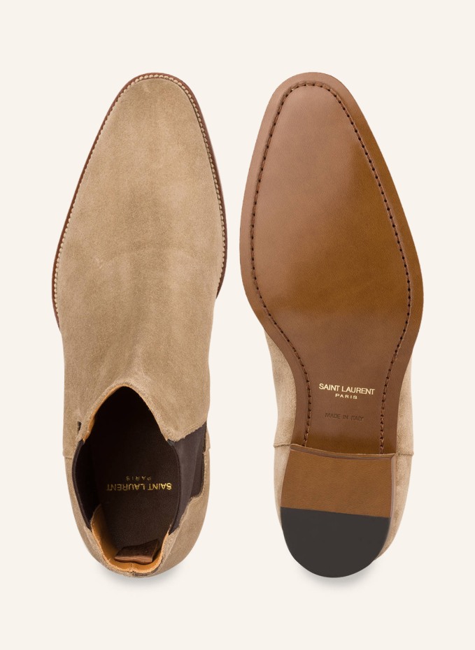 SAINT LAURENT Chelsea-Boots WYATT 30 in beige