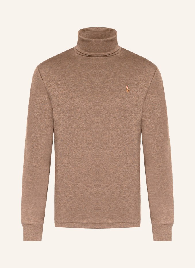 POLO RALPH LAUREN Turtleneck shirt in brown