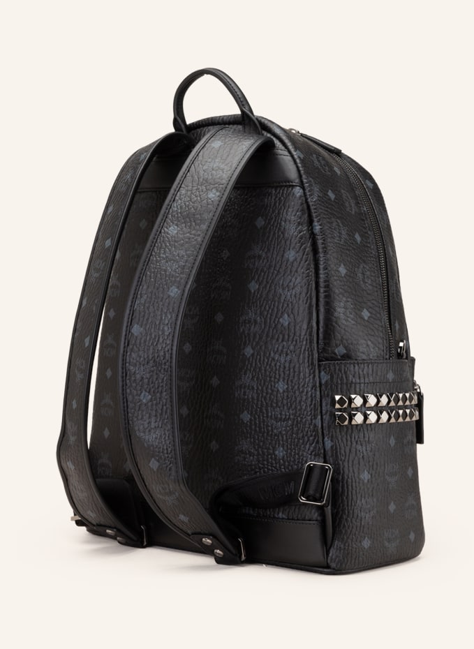 Black mcm backpack mens online