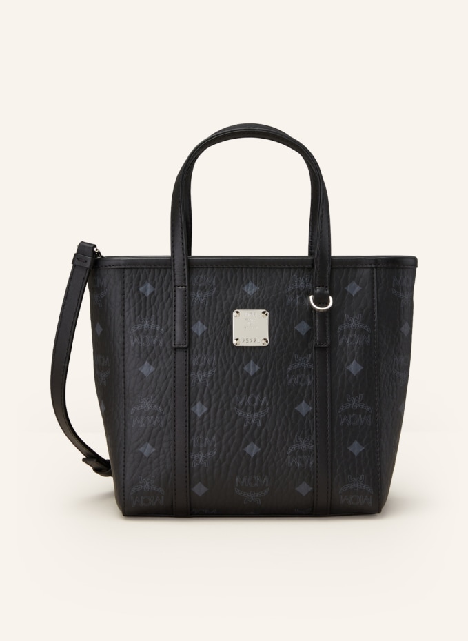 mcm blue handbag