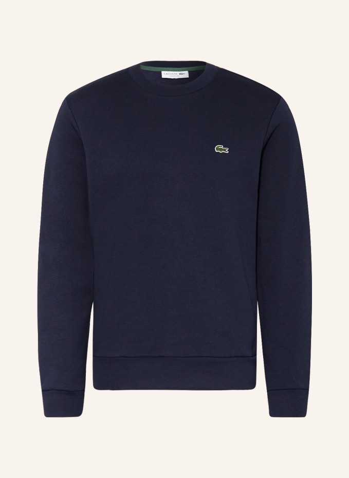 Lacoste central panel deals crew sweatshirt