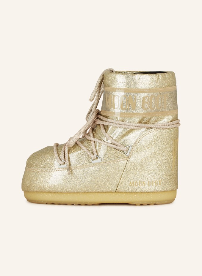 Moon boot low glitter sale