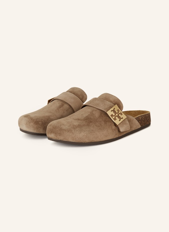 Suede mellow discount mule tory burch