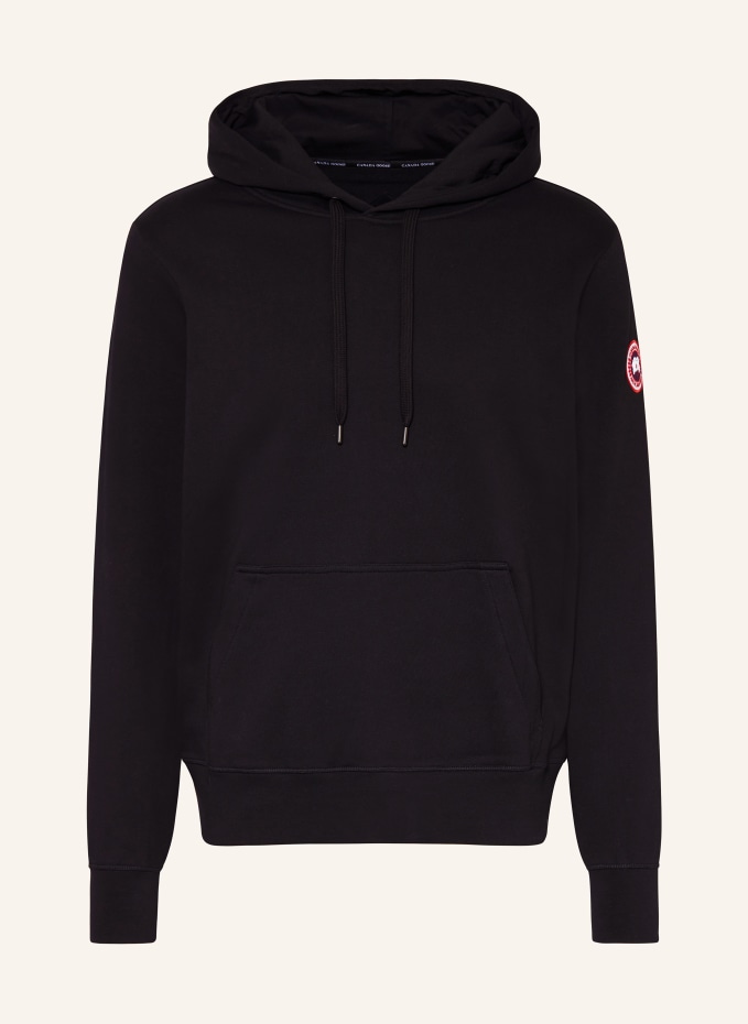 CANADA GOOSE Hoodie HURON in schwarz