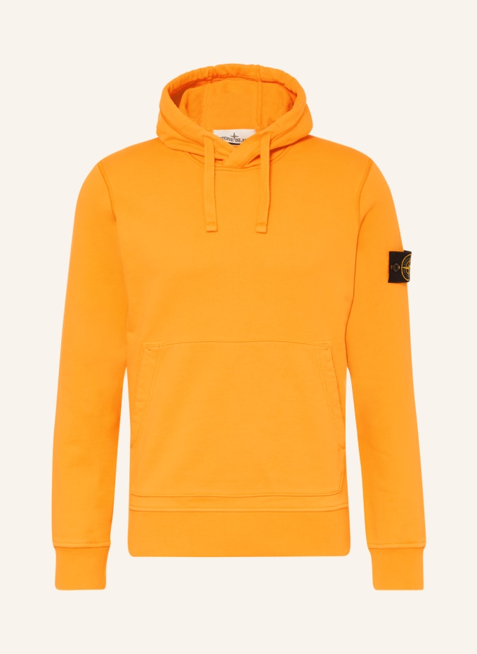 Stone island 2025 hoodie orange