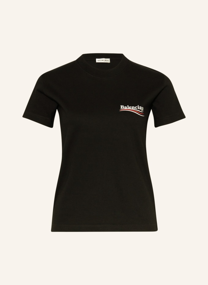 balenciaga 24 7 logo t shirt
