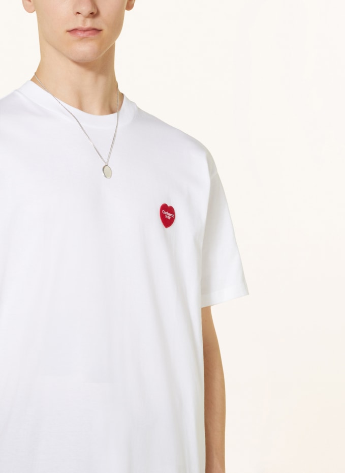 schwarz T-Shirt HEART DOUBLE WIP in carhartt