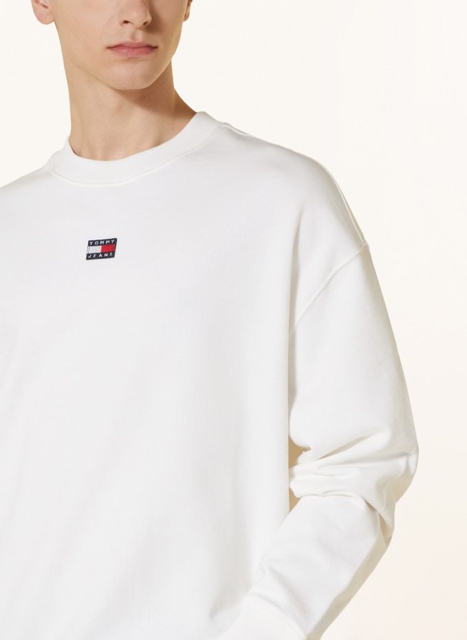 Tommy jeans white online sweatshirt