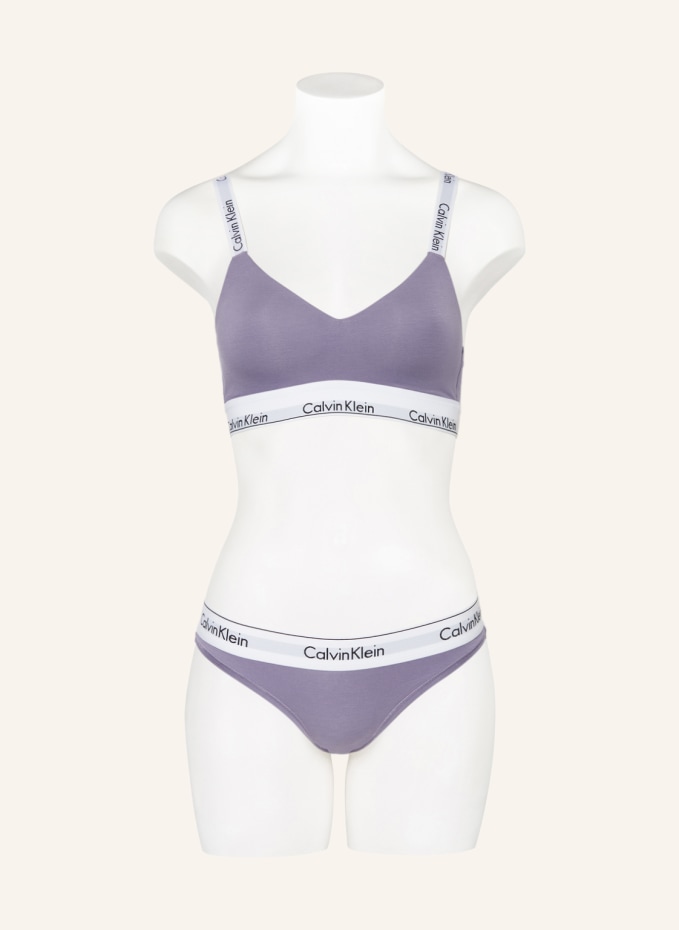 Calvin Klein Biustonosz bustier MODERN COTTON kolor cielisty