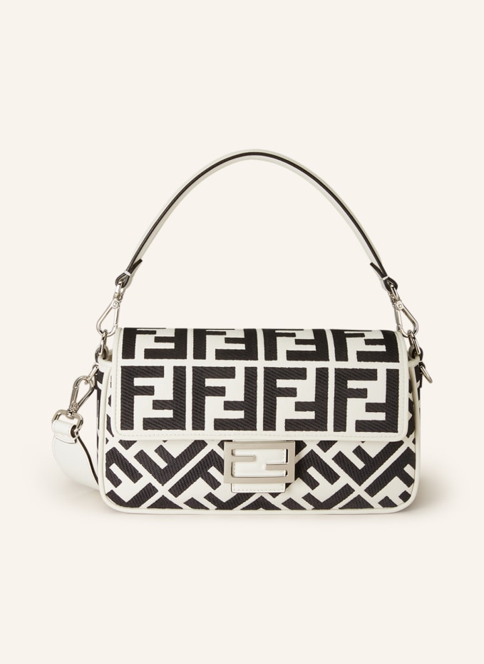 Fendi black best sale and white bag