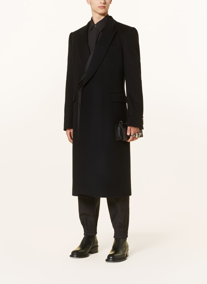 Alexander mcqueen wool outlet coat