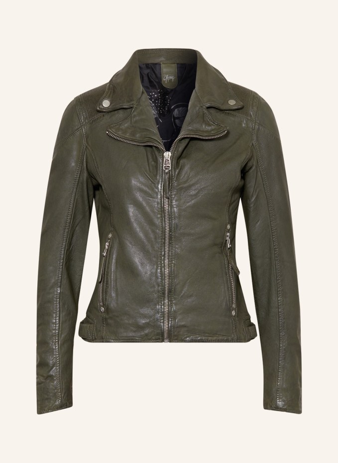 jacket in GWMAIZY Leather black gipsy