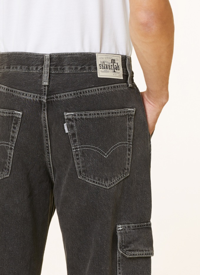 Levi's® Silvertab™ Loose Cargo Jeans - Black