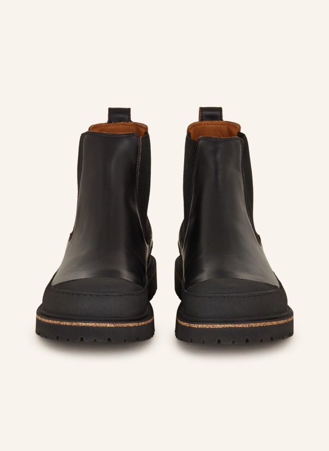 ショートブーツ・ブーティ BIRKENSTOCK Prescott Chelsea Boots Prescott Slip On Women Waxy Leather Black | BIRKENSTOCK