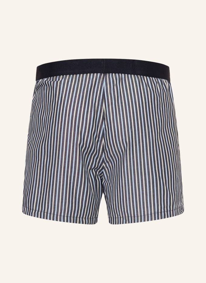 TOMMY HILFIGER Woven boxer shorts in gray/ white