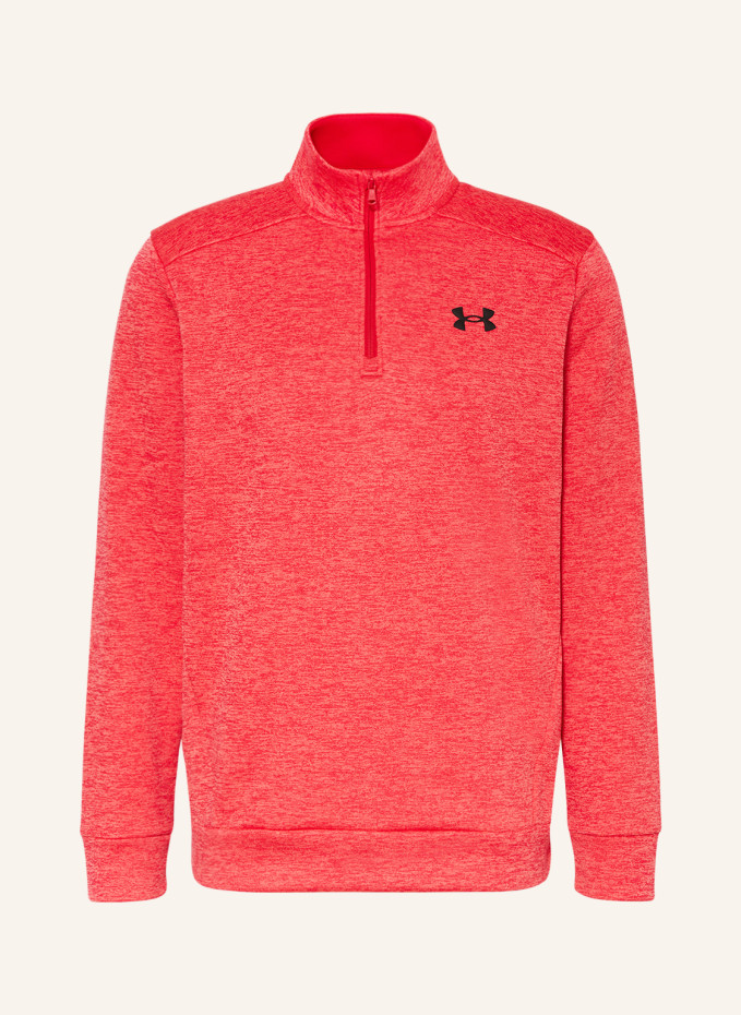 UNDER ARMOUR Long sleeve shirt UA ARMOUR FLEECE® TWIST in red