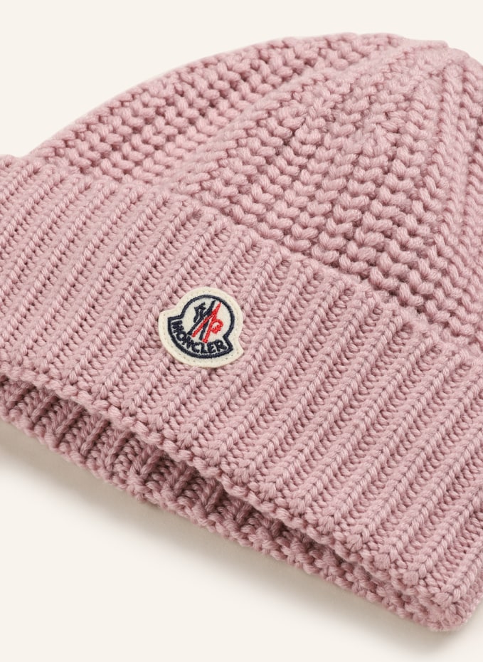 MONCLER Beanie in ecru