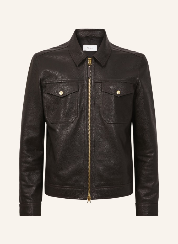 Reiss harris deals leather jacket