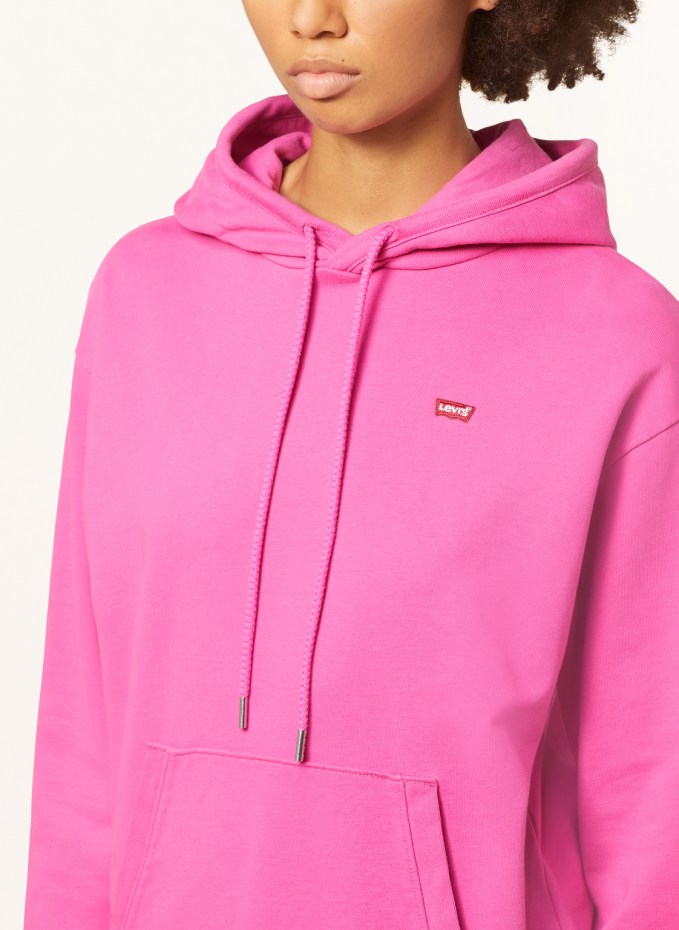 Levi's hoodie pink best sale