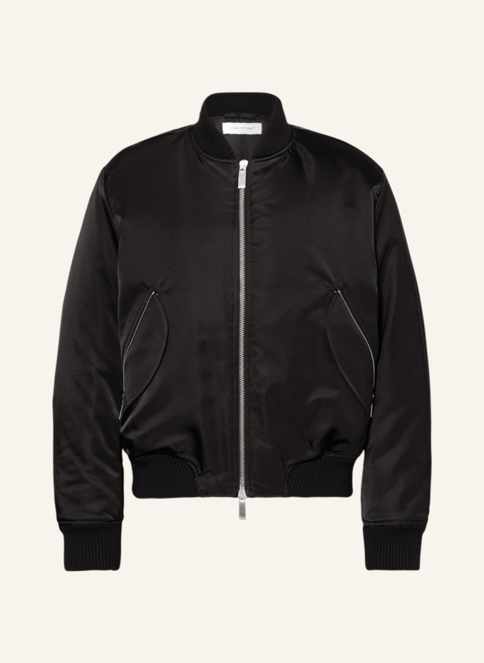 Off white outlet black bomber jacket