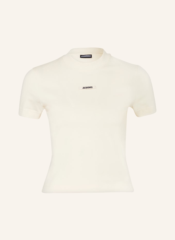 JACQUEMUS T-shirt LE TSHIRT GROS GRAIN kolor biały