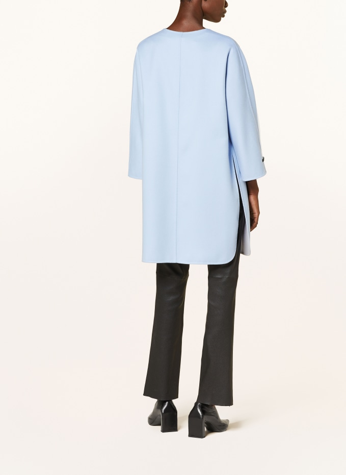 manzoni 24 Mantel mit 3/4-Arm in hellblau 