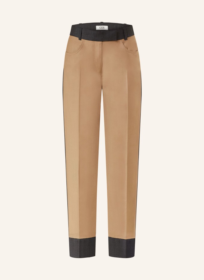 COS Barrel-leg Wool Trousers in Grey | Lyst UK