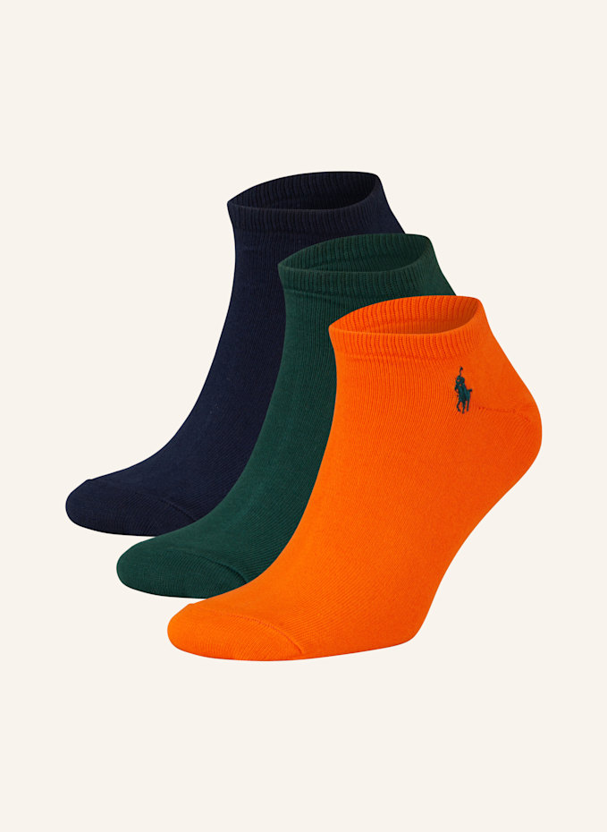 POLO RALPH LAUREN 3 pack socks in 001 orange