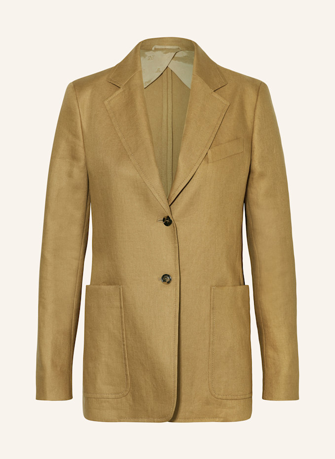 Max Mara Linen blazer GUGLIA in camel