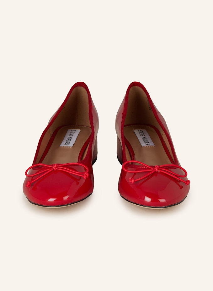 Cherish Red Patent Red Steve Madden Pumps Steve Madden Women's