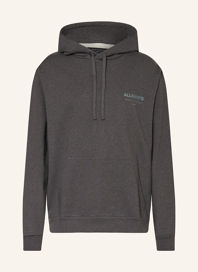 ALLSAINTS Hoodie UNDERGROUND in dunkelgrau