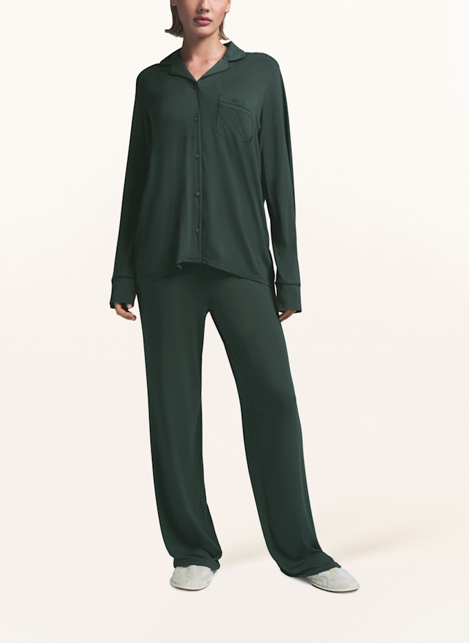 SKIMS Piżama SKIMS SLEEP kolor onyx