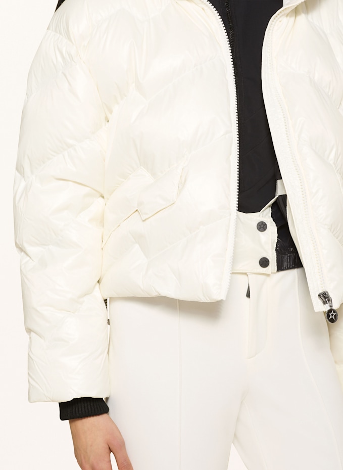 PERFECT MOMENT MOUNTAIN down ski jacket in white PERFECT MOMENT MOUNTAIN down ski jacket in white