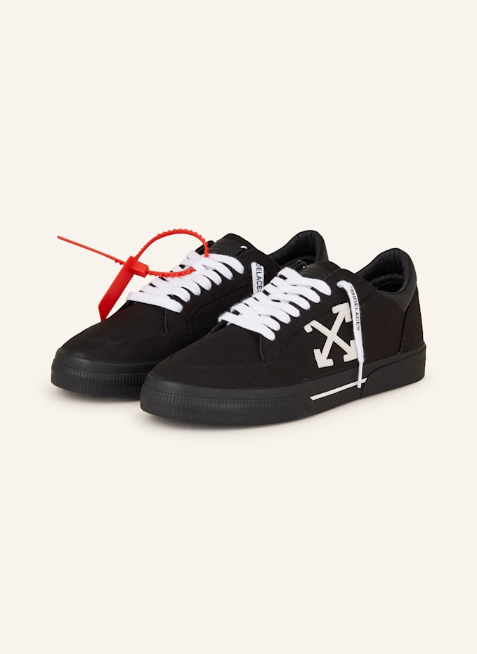 off white shoes vulc low black