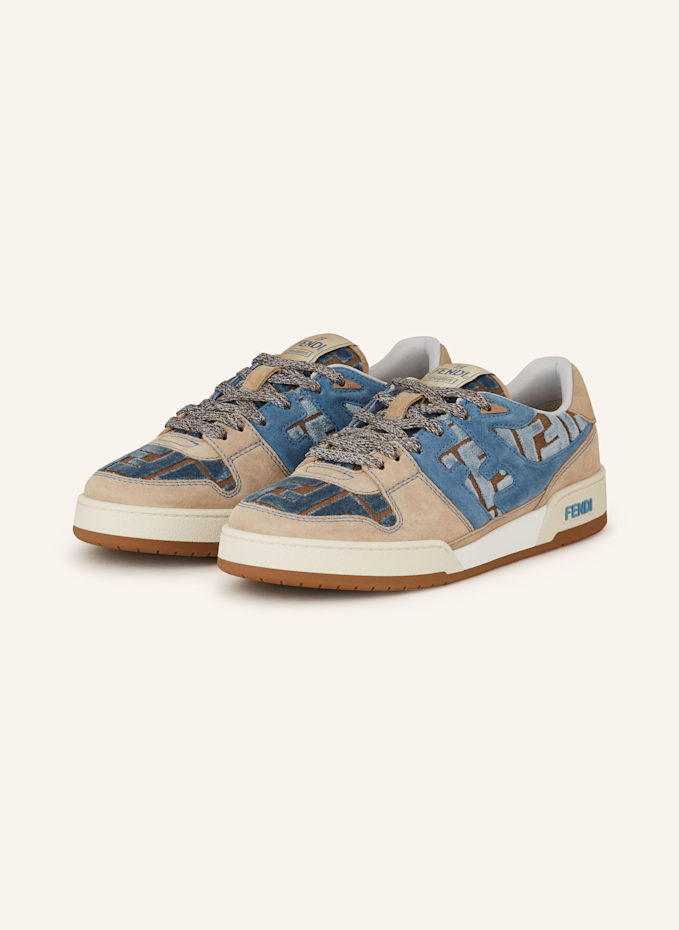 FENDI Sneakers MATCH in beige/ blue