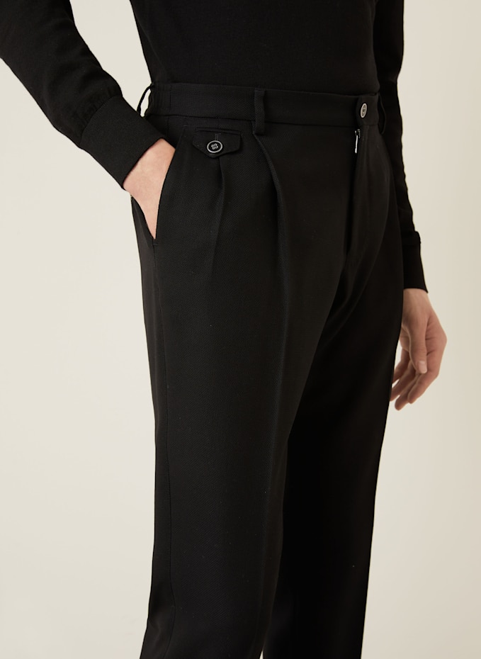 DOLCE & GABBANA Trousers extra slim fit in black