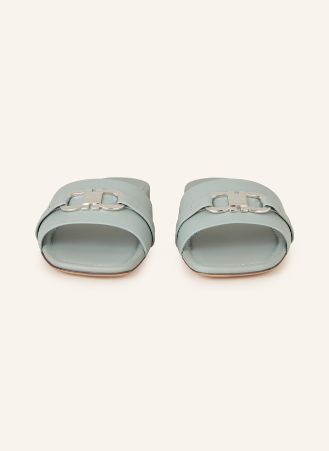 FERRAGAMO Slides LEAH in light blue