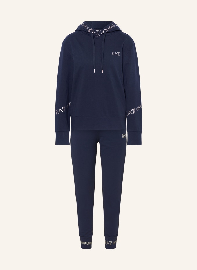 Navy blue armani tracksuit online