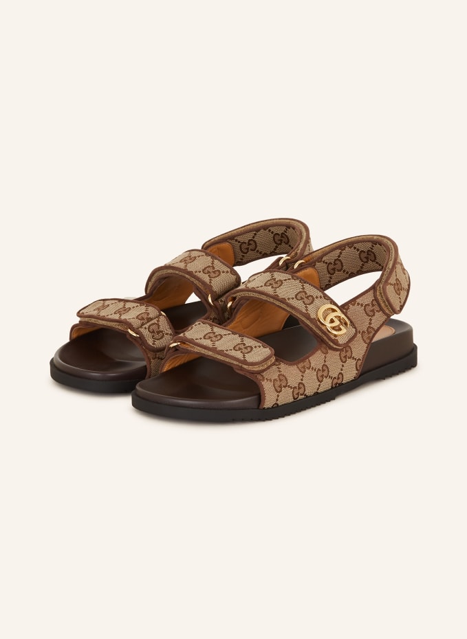 GUCCI Sandals in 9755 bei-ebony/new acero