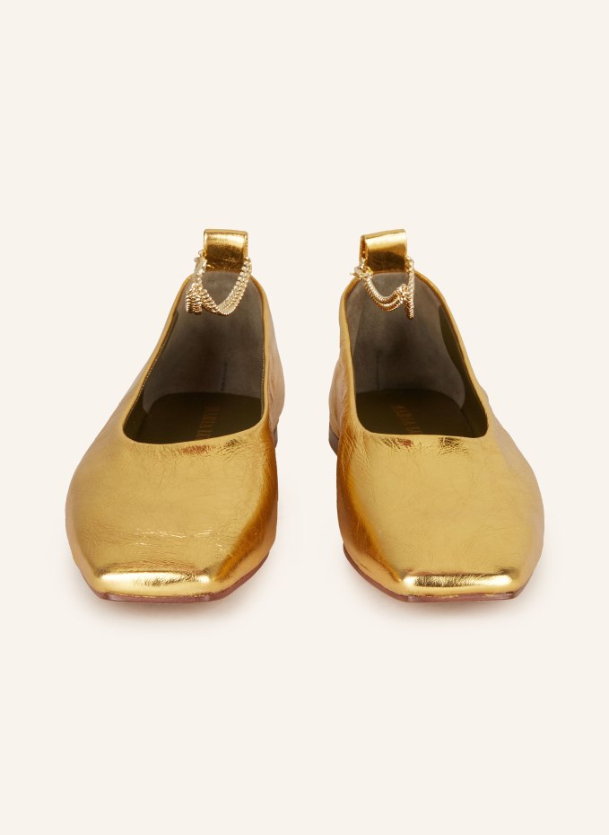 MARIA LUCA Ballet flats AUGUSTA in gold