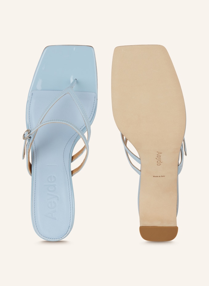 サンダル・ミュール Giselle Sandals - Aeyde - Leather - Blue Aeyde Giselle Sandals - - Leather - Blue | ModeSens
