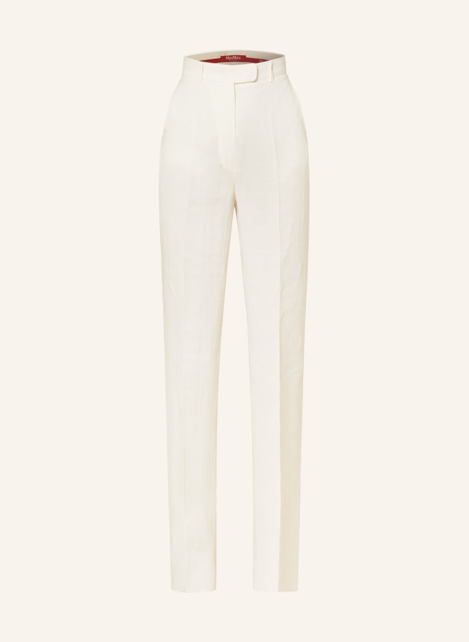 【関税&送料込】Max Mara Sand Wool Acinoso Wide-Leg Pant Wool pants sand | Max Mara