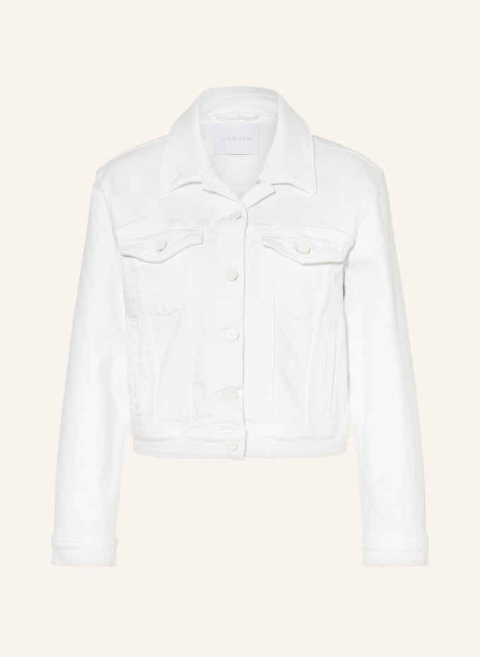 rich&royal Jeansjacke in weiss