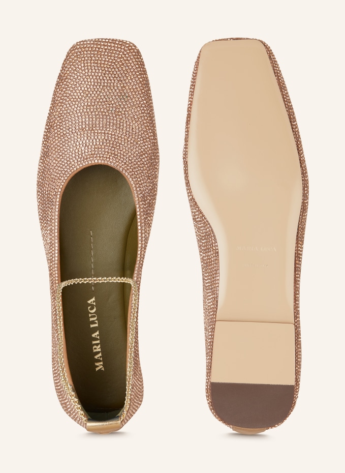Deuxieme Classe別注 MARIA LUCA BALLET FLAT Olive Augusta Ballet Flats — MARIA LUCA