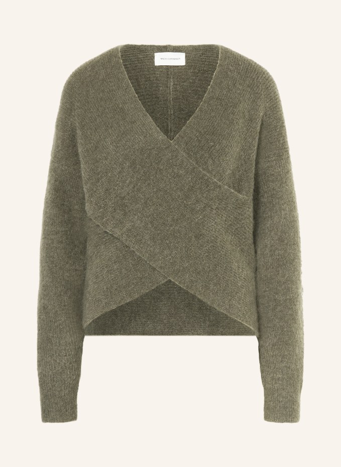 MSCH COPENHAGEN Sweater MSCHZINELLE HOPE in wrap look in gray