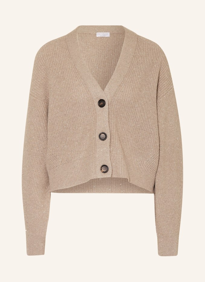 BRUNELLO CUCINELLI Strickjacke mit Cashmere und Pailletten