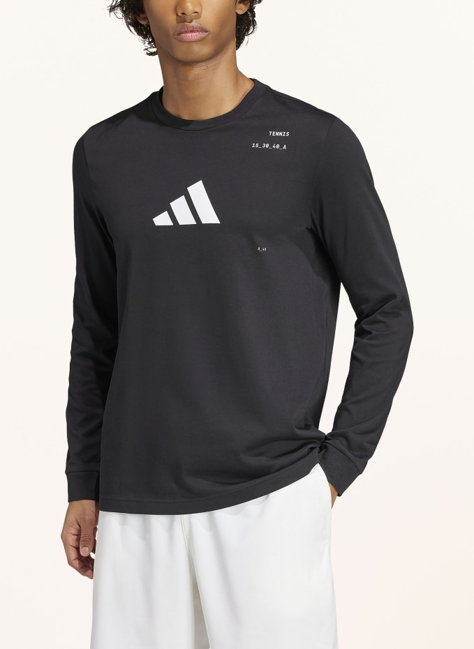 Black adidas long sleeve top mens online