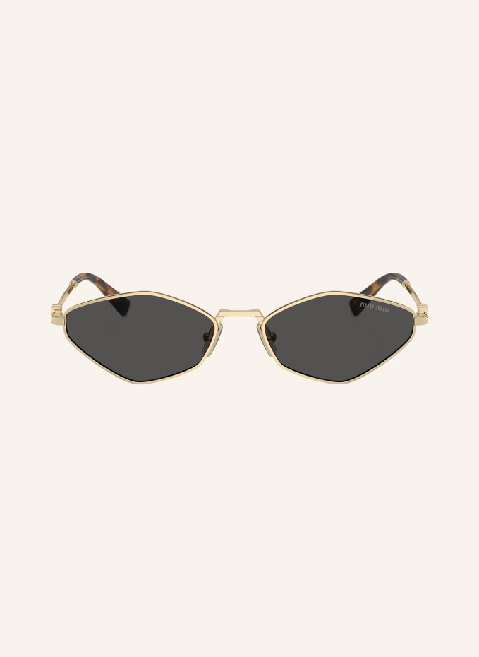 Miu Miu｜ (5IF122 2DTU F0056) Miu Miu MU 56ZS L (56 - 17) with Grey lenses and Gold frame