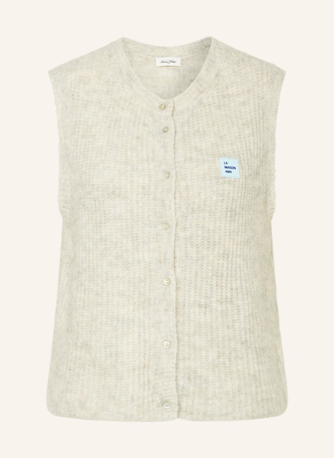 Ameri（アメリ）の「MOUTON LIKE KNIT VEST（ムートンコート