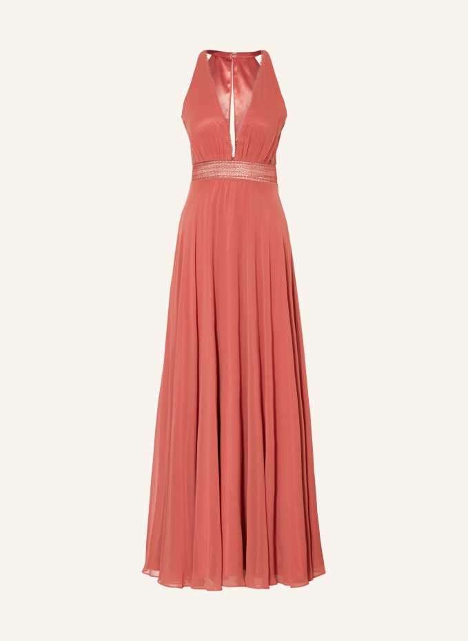 teens bridesmaid dress Dideyttawl Flower Girl Dresses Tulle Junior Bridesmaid Wedding Formal Kids Girls' Special Occasion Princess Dress Full Length, Coral / 8 main image 1